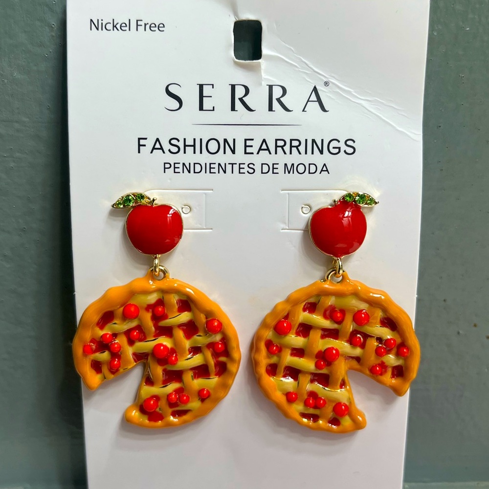 Sale! Cherry pie earrings